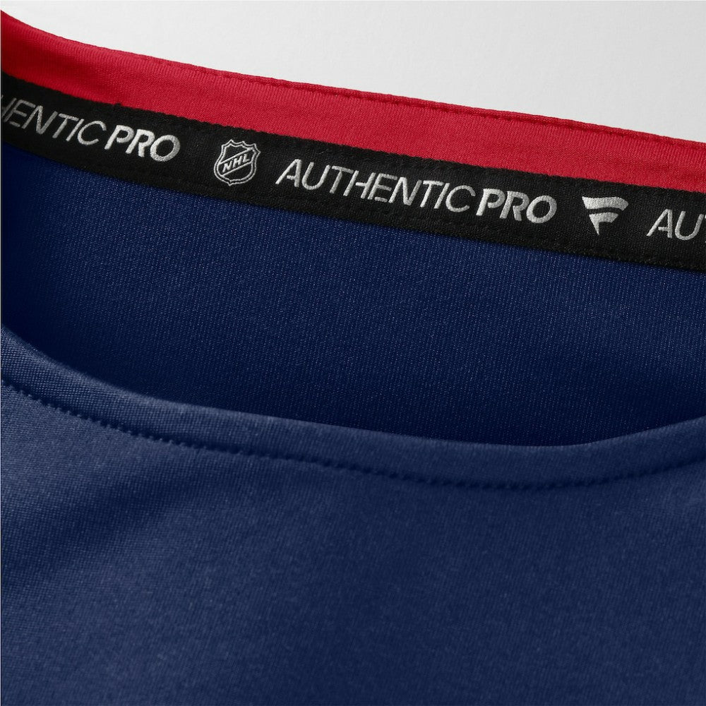 NHL Montreal Canadiens Fanatics Authentic Pro Rink Tech Long Sleeve T-Shirt - Navy