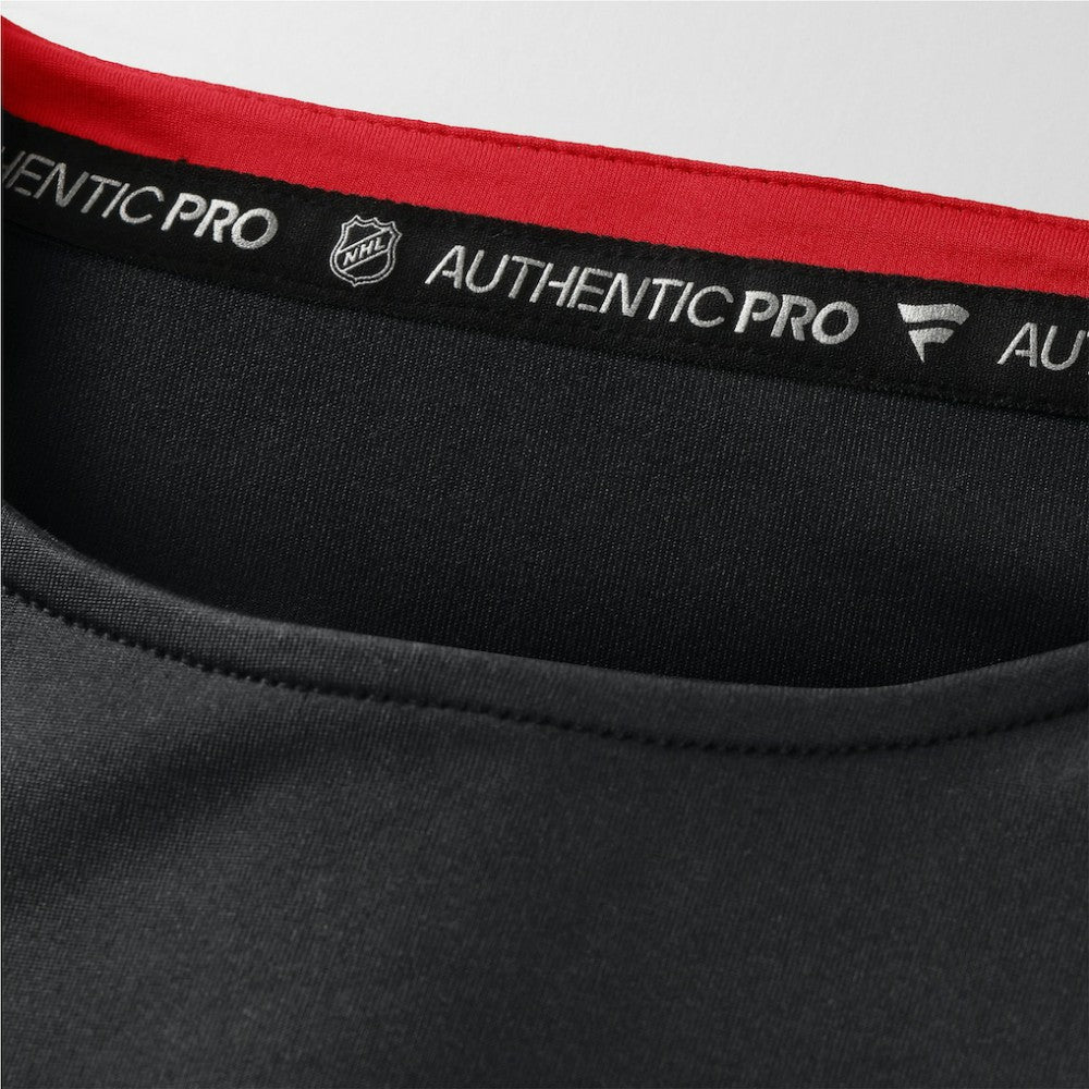 NHL New Jersey Devils Fanatics Authentic Pro Rink Tech Long Sleeve T-Shirt - Black