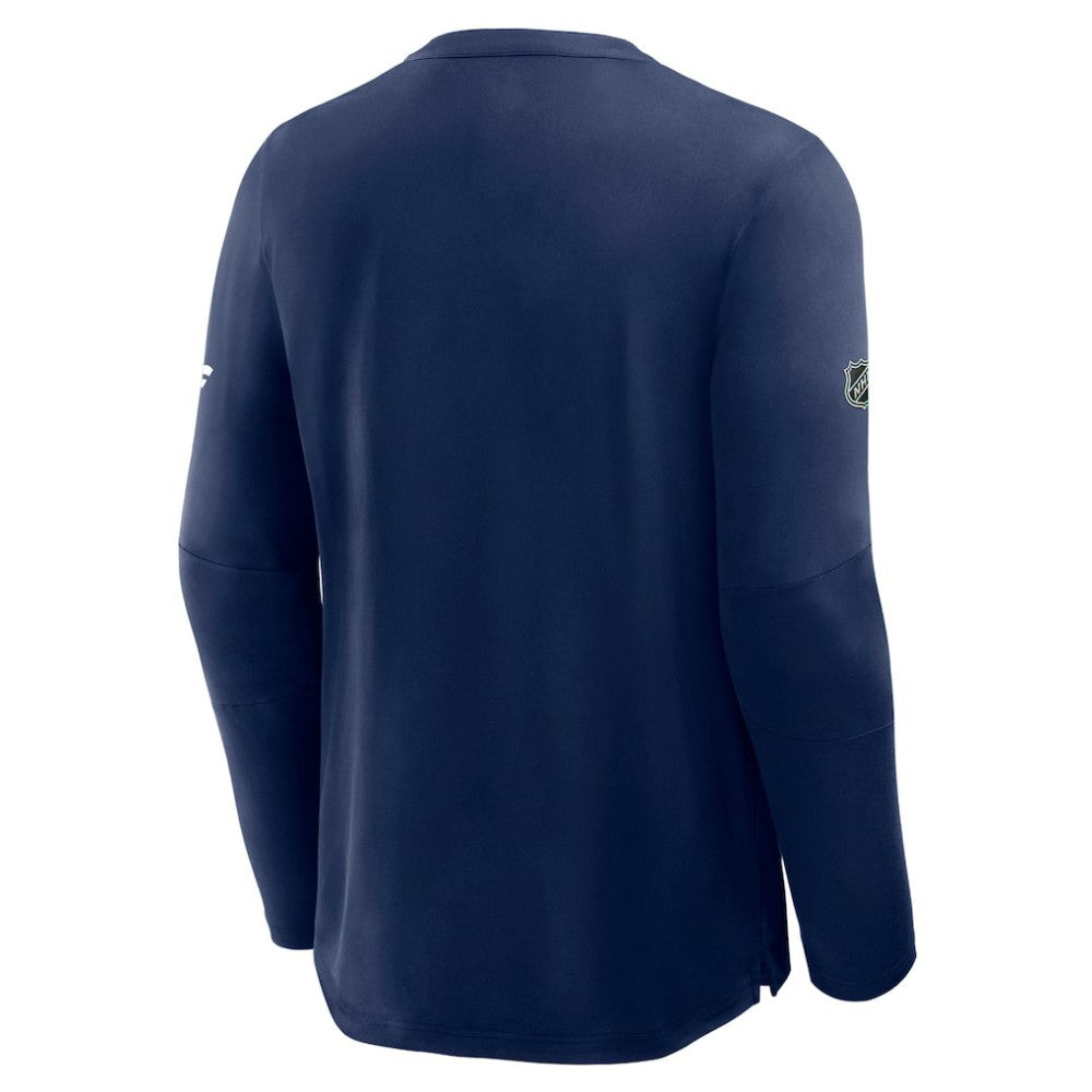 NHL New York Rangers Fanatics Authentic Pro Rink Tech Long Sleeve T-Shirt - Navy