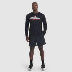 NHL Ottawa Senators Fanatics Authentic Pro Rink Tech Long Sleeve T-Shirt - Black
