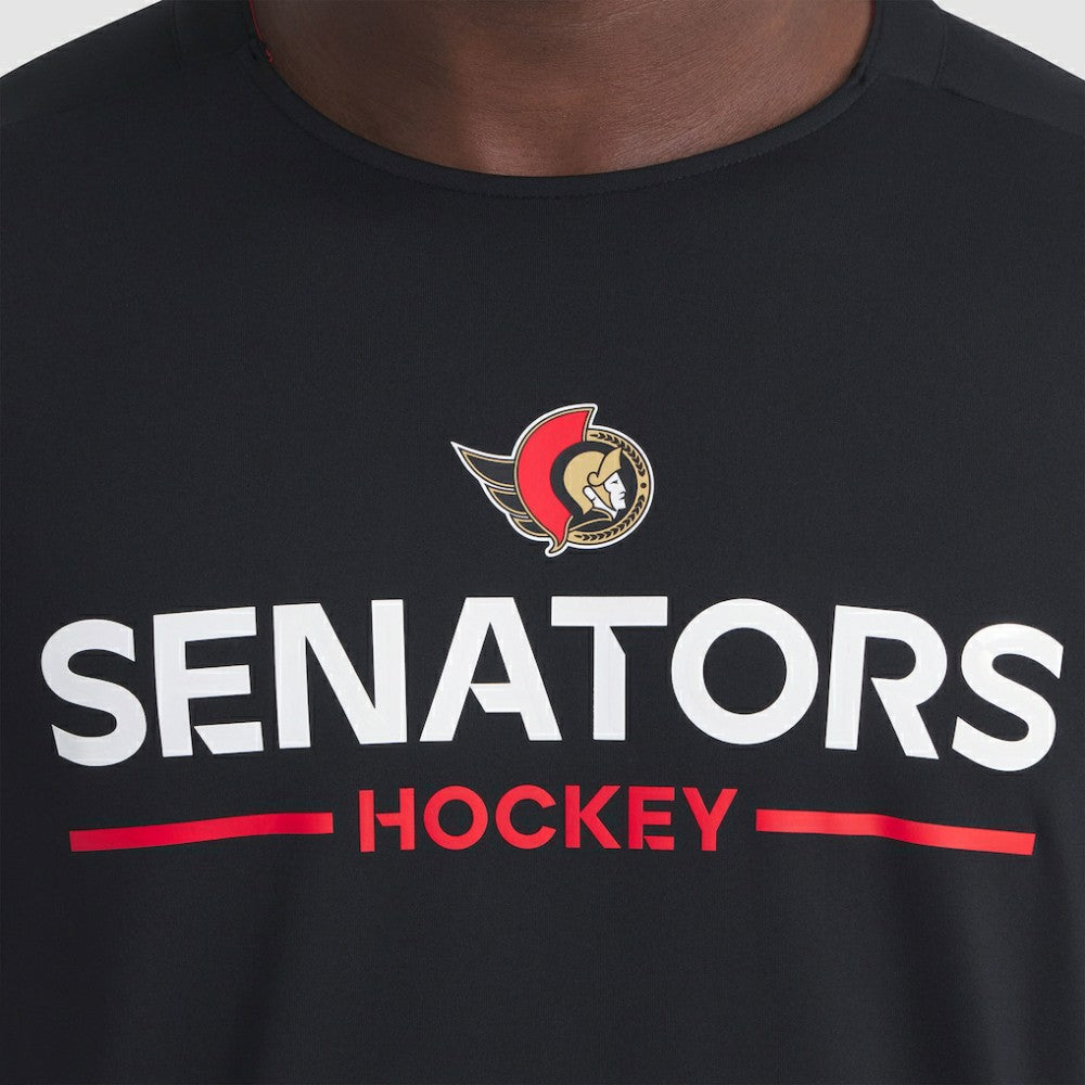 NHL Ottawa Senators Fanatics Authentic Pro Rink Tech Long Sleeve T-Shirt - Black