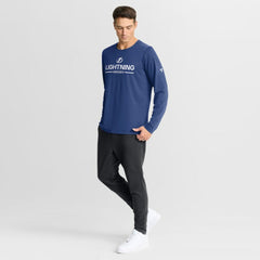 NHL Tampa Bay Lightning Fanatics Authentic Pro Rink Tech Long Sleeve T-Shirt - Blue