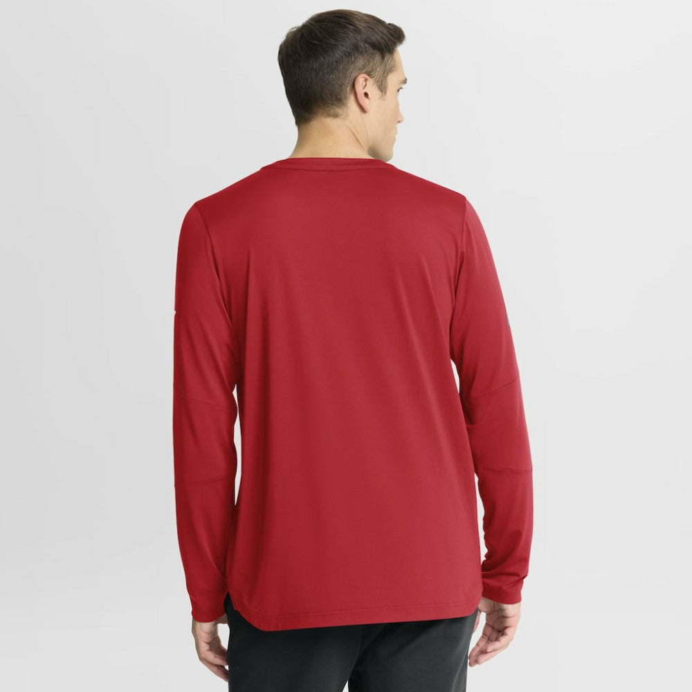 NHL Detroit Red Wings Fanatics Authentic Pro Centennial Rink Tech Long Sleeve T-Shirt - Red
