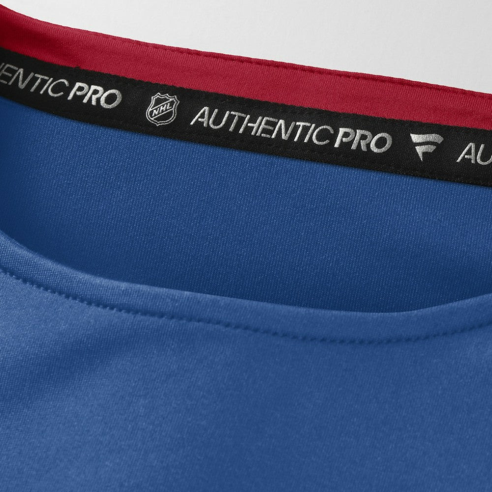 NHL New York Rangers Fanatics Authentic Pro Rink Centennial Tech Long Sleeve T-Shirt - Blue