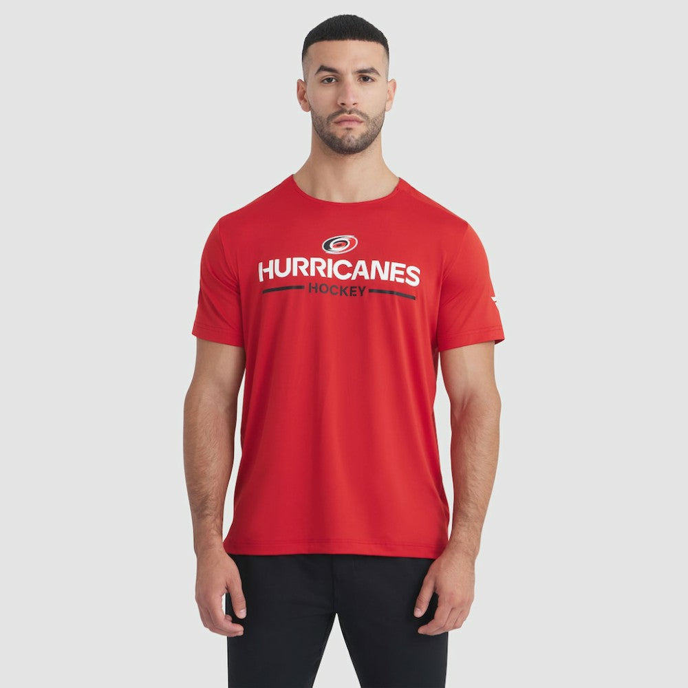 NHL Carolina Hurricanes Fanatics Authentic Pro Rink Tech T-Shirt - Red