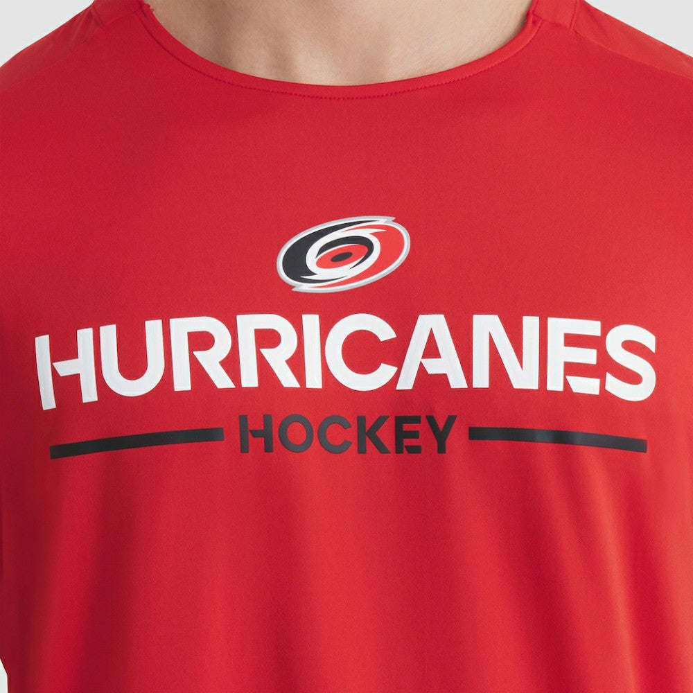 NHL Carolina Hurricanes Fanatics Authentic Pro Rink Tech T-Shirt - Red