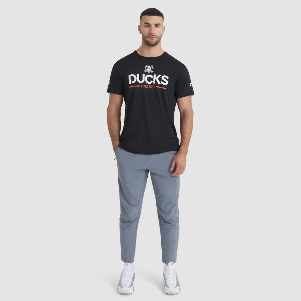 NHL Anaheim Ducks Fanatics Authentic Pro Rink Tech T-Shirt - Black