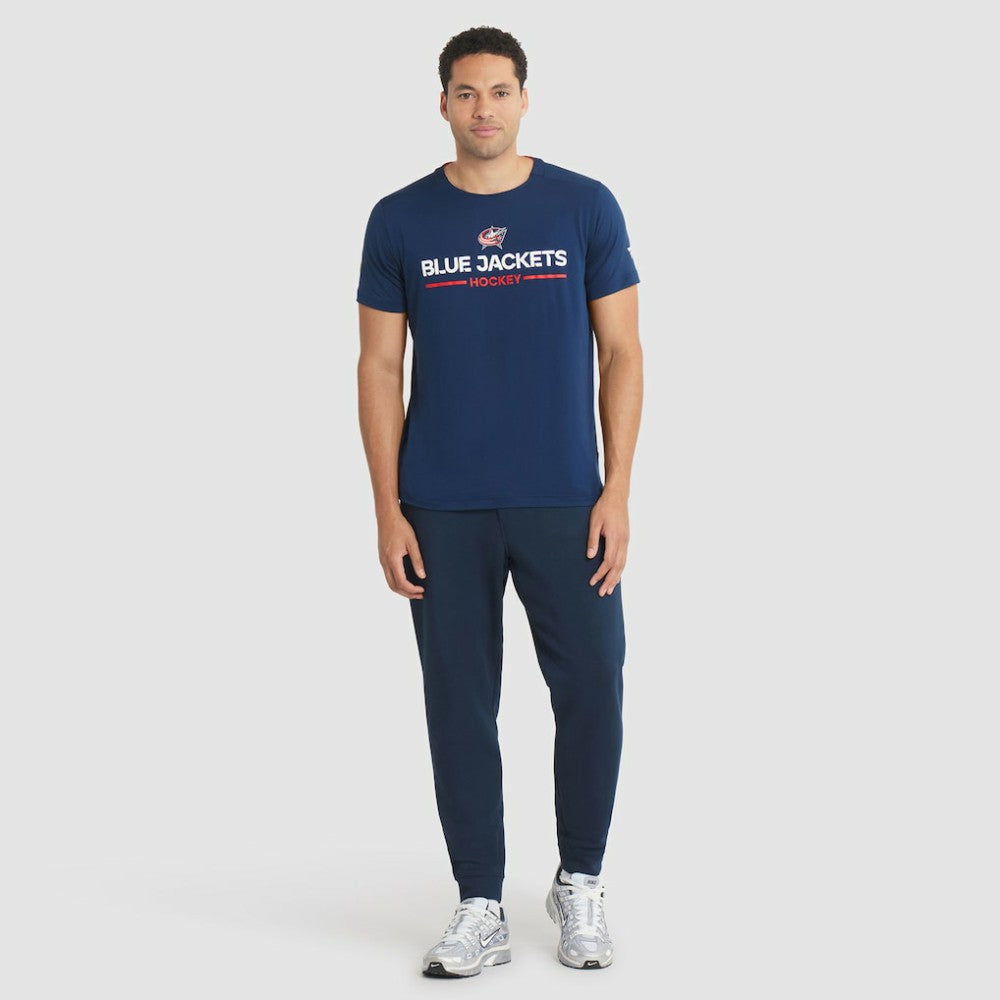 NHL Columbus Blue Jackets Fanatics Authentic Pro Rink Tech T-Shirt - Navy