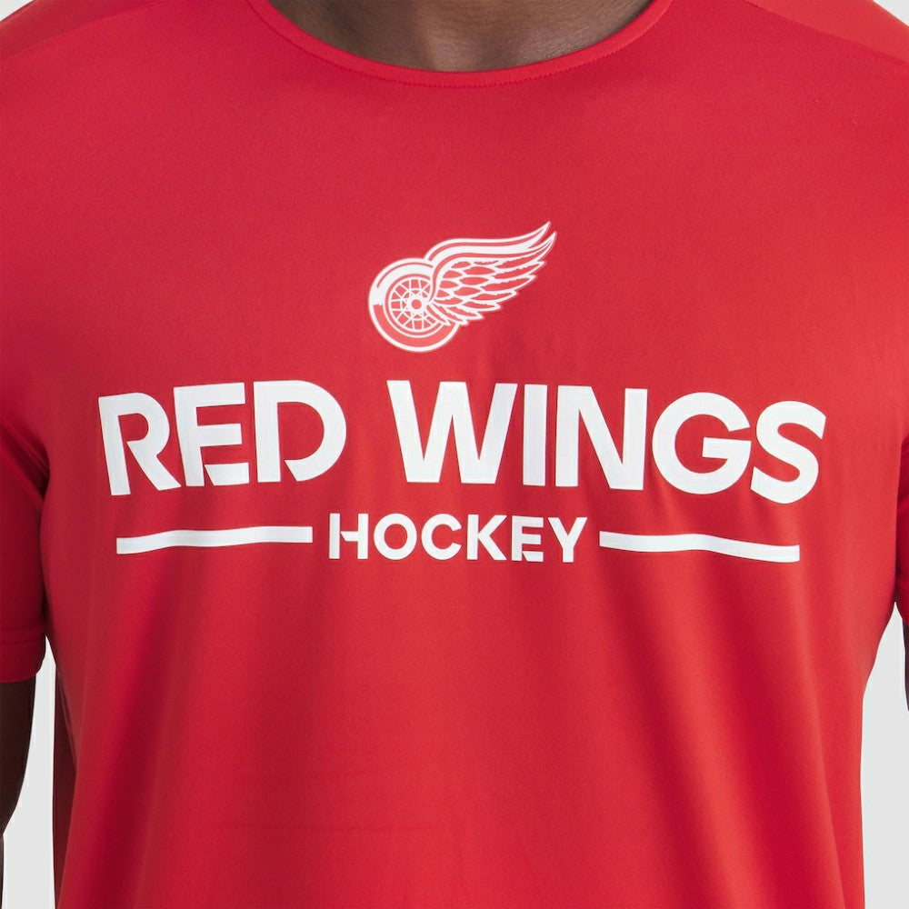 NHL Detroit Red Wings Fanatics Authentic Pro Rink Tech T-Shirt - Red