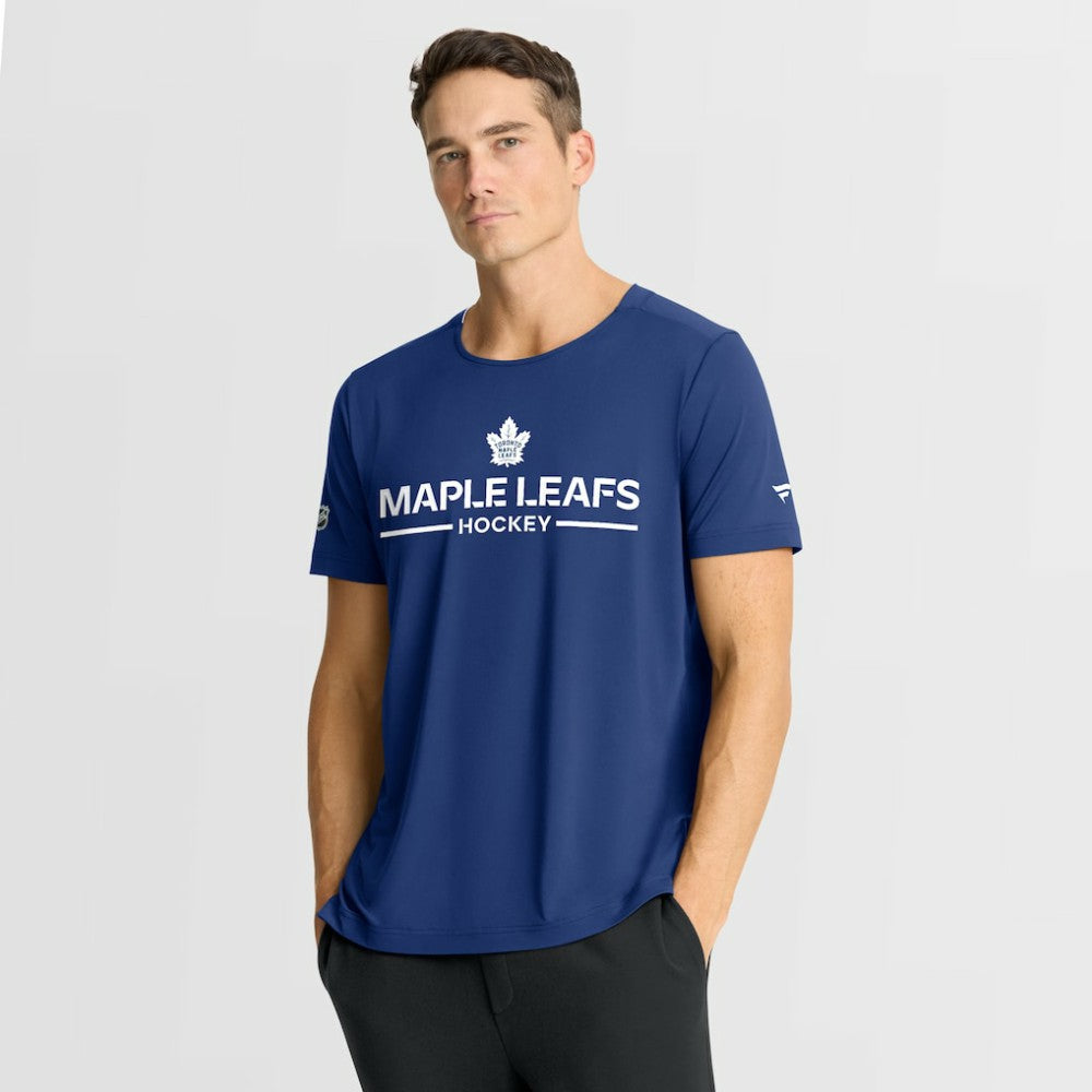 NHL Toronto Maple Leafs Fanatics Authentic Pro Rink Tech T-Shirt - Blue