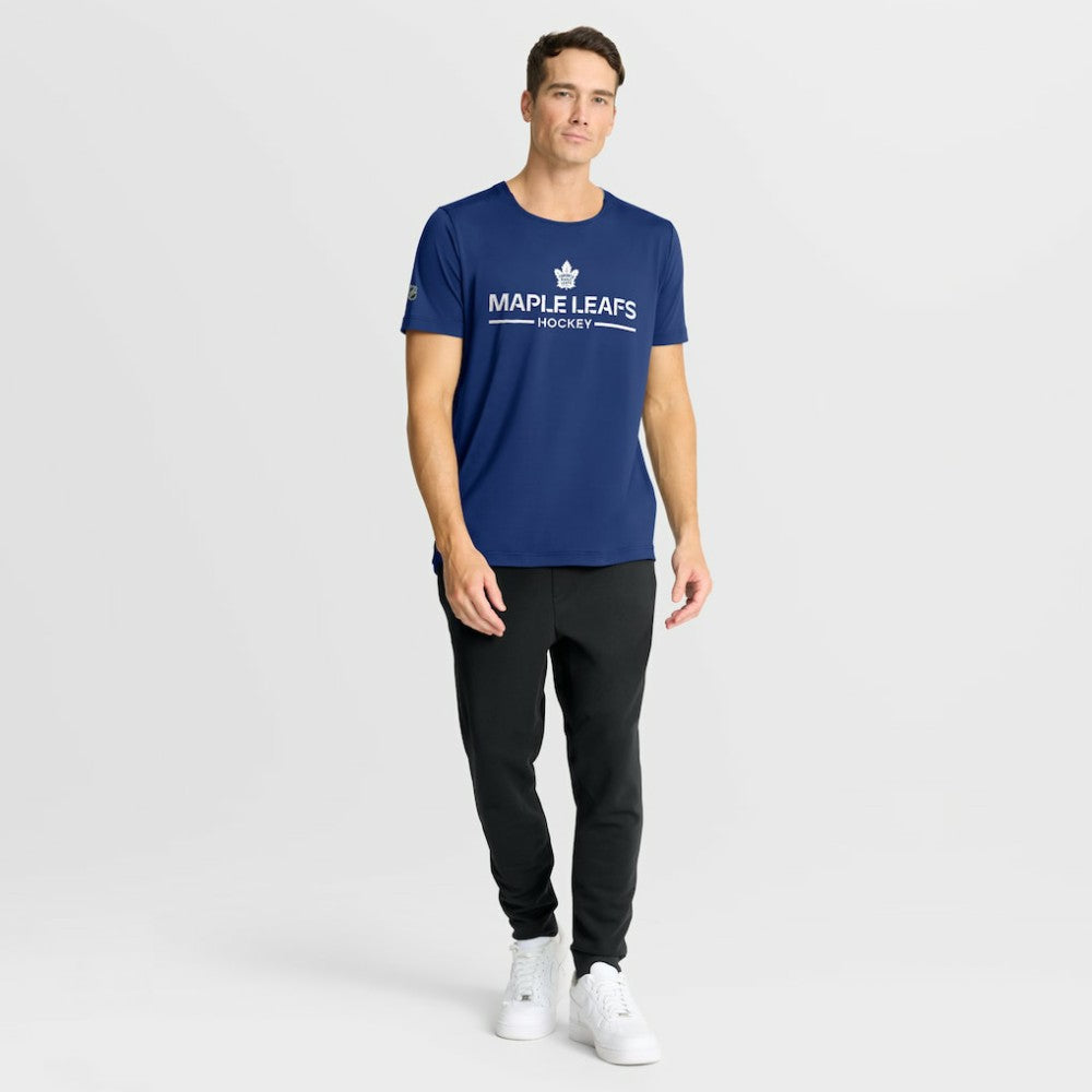 NHL Toronto Maple Leafs Fanatics Authentic Pro Rink Tech T-Shirt - Blue