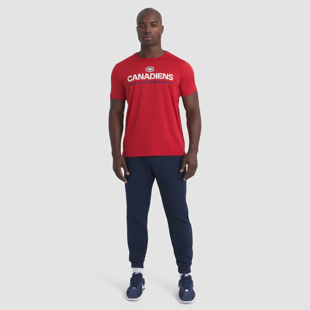 NHL Montreal Canadiens Fanatics Authentic Pro Rink Tech T-Shirt - Red
