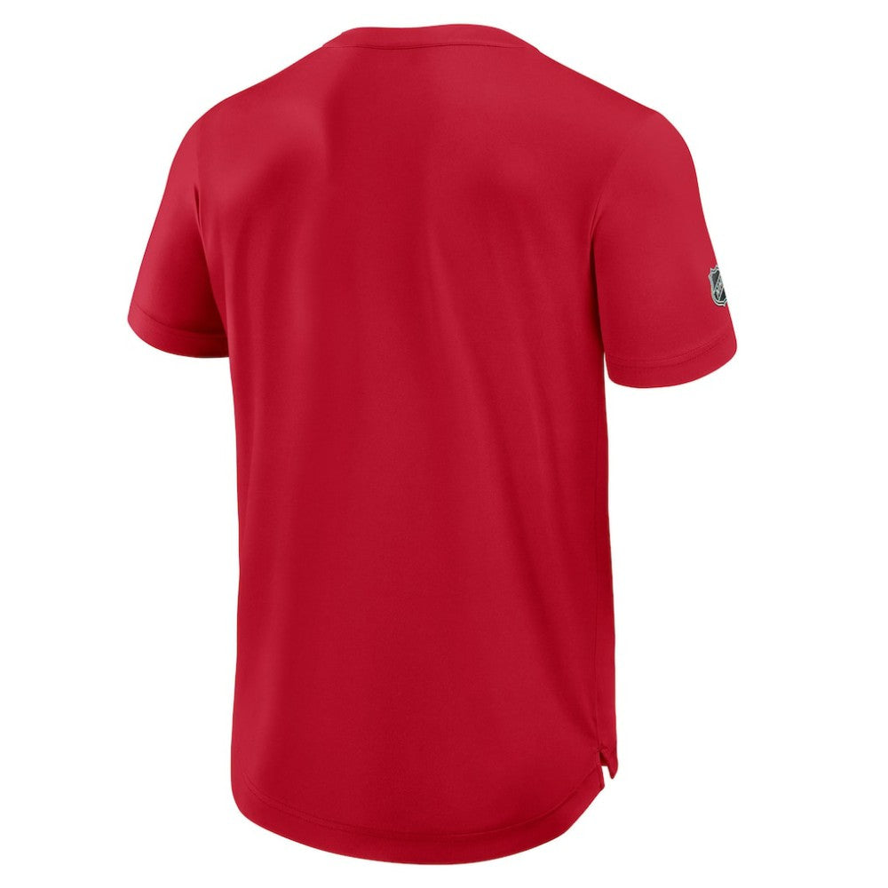 NHL Montreal Canadiens Fanatics Authentic Pro Rink Tech T-Shirt - Red