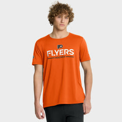 NHL Philadelphia Flyers Fanatics Authentic Pro Rink Tech T-Shirt - Orange