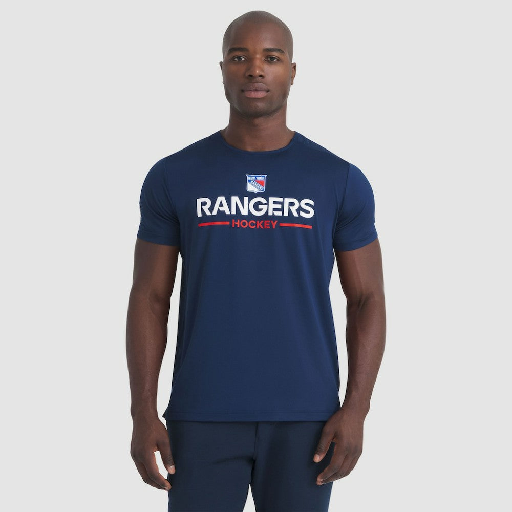 NHL New York Rangers Fanatics Authentic Pro Rink Tech T-Shirt - Navy