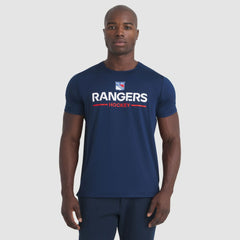NHL New York Rangers Fanatics Authentic Pro Rink Tech T-Shirt - Navy