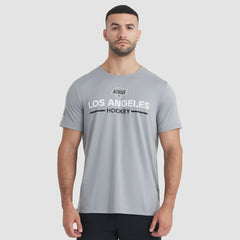 NHL Los Angeles Kings Fanatics Authentic Pro Rink Tech T-Shirt - Gray