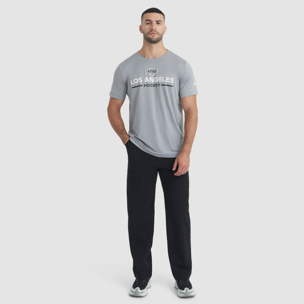 NHL Los Angeles Kings Fanatics Authentic Pro Rink Tech T-Shirt - Gray