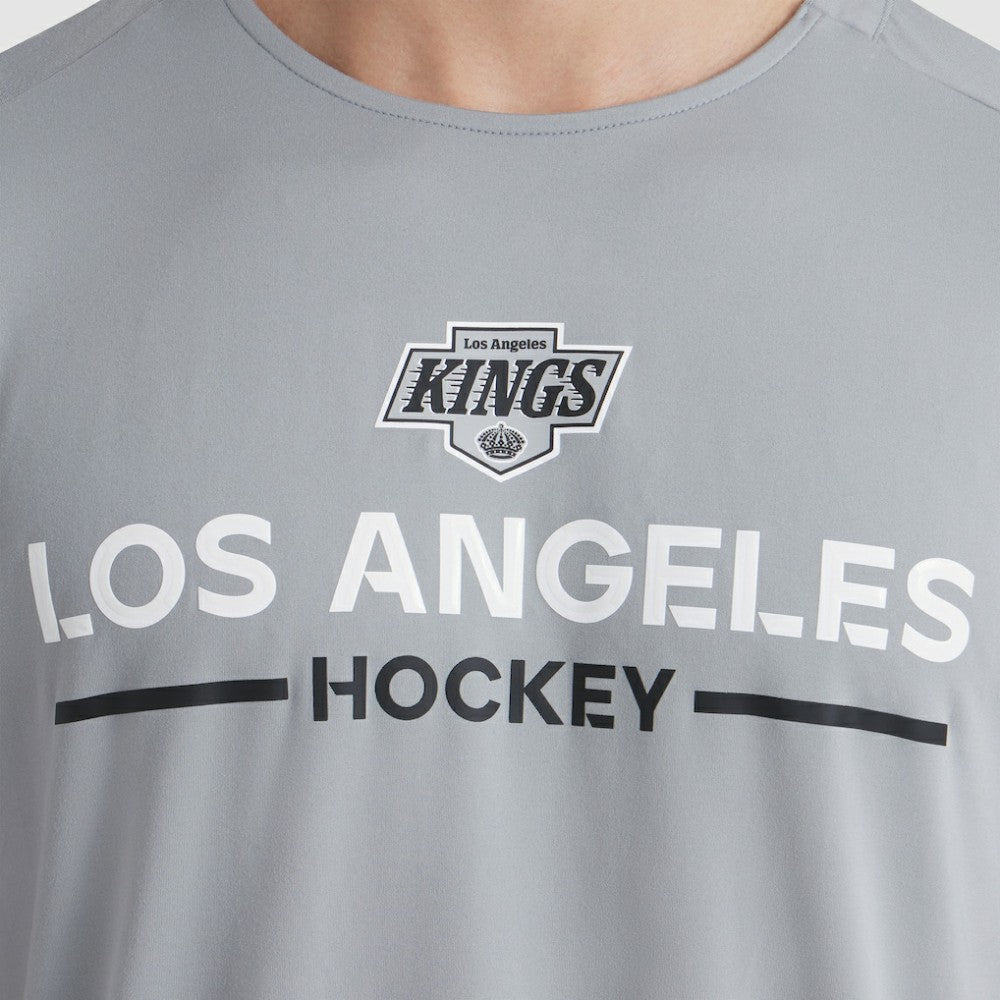 NHL Los Angeles Kings Fanatics Authentic Pro Rink Tech T-Shirt - Gray