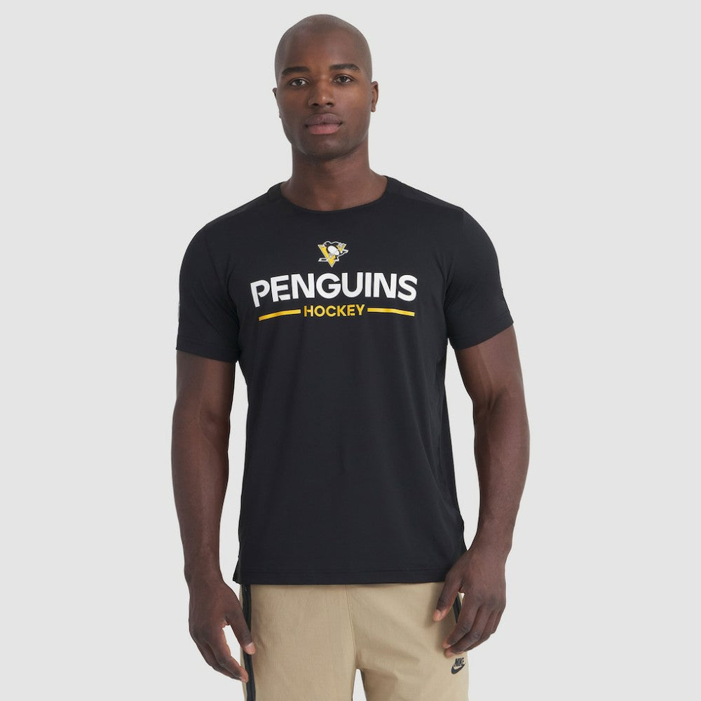 NHL Pittsburgh Penguins Fanatics Authentic Pro Rink Tech T-Shirt - Black