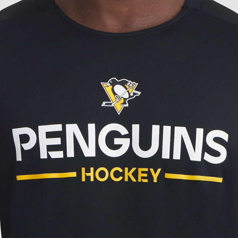 NHL Pittsburgh Penguins Fanatics Authentic Pro Rink Tech T-Shirt - Black