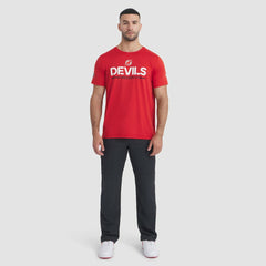 NHL New Jersey Devils Fanatics Authentic Pro Rink Tech T-Shirt - Red