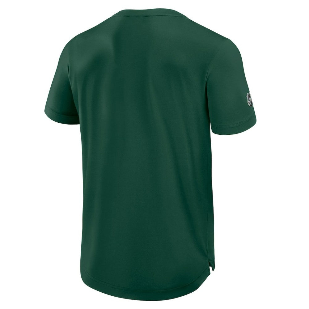NHL Minnesota Wild Fanatics Authentic Pro Rink Tech T-Shirt - Green