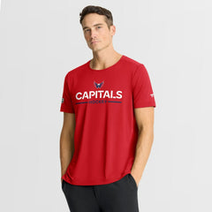NHL Washington Capitals Fanatics Authentic Pro Rink Tech T-Shirt - Red