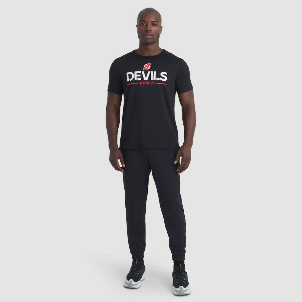 NHL New Jersey Devils Fanatics Authentic Pro Rink Tech T-Shirt - Black