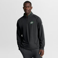NHL Dallas Stars Fanatics Authentic Pro Rink Training Quarter-Zip Pullover - Black