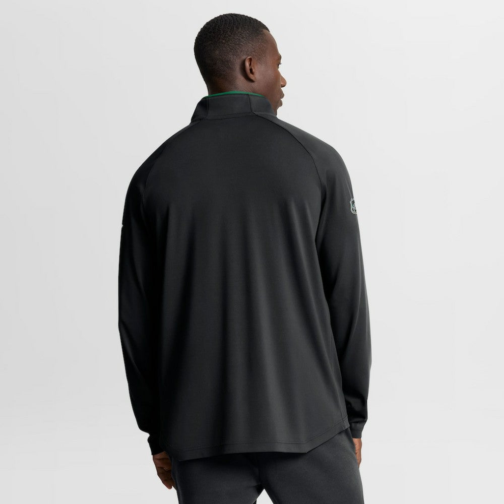 NHL Dallas Stars Fanatics Authentic Pro Rink Training Quarter-Zip Pullover - Black