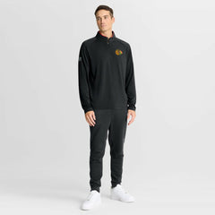 NHL Chicago Blackhawks Fanatics Authentic Pro Rink Training Quarter-Zip Pullover - Black