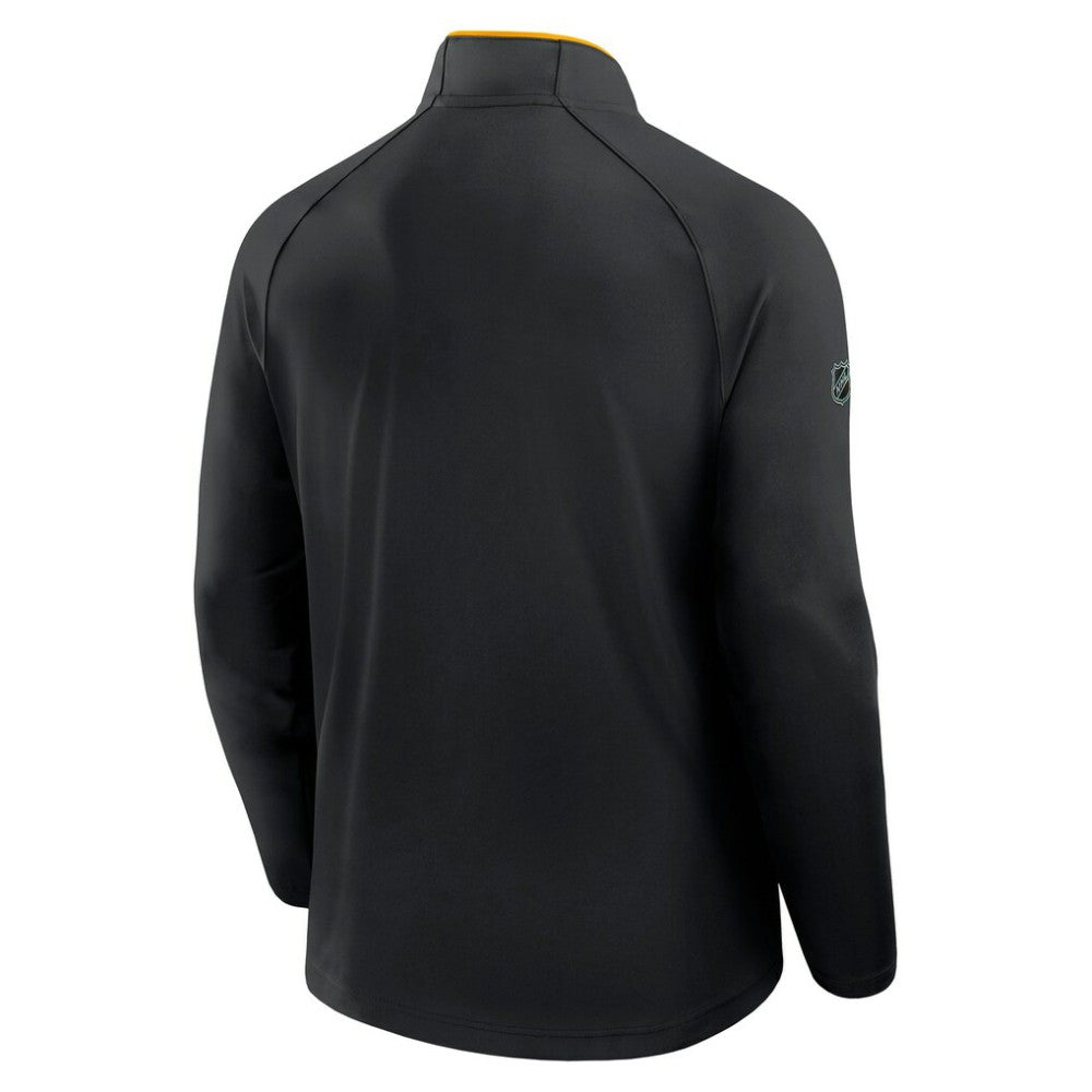 NHL Pittsburgh Penguins Fanatics Authentic Pro Rink Training Quarter-Zip Pullover - Black
