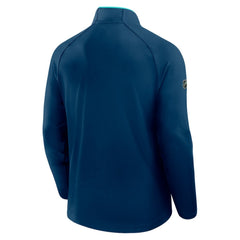 NHL Seattle Kraken Fanatics Authentic Pro Rink Training Quarter-Zip Pullover - Deep Sea Blue