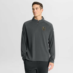 NHL Vegas Golden Knights Fanatics Authentic Pro Rink Training Quarter-Zip Pullover - Gray
