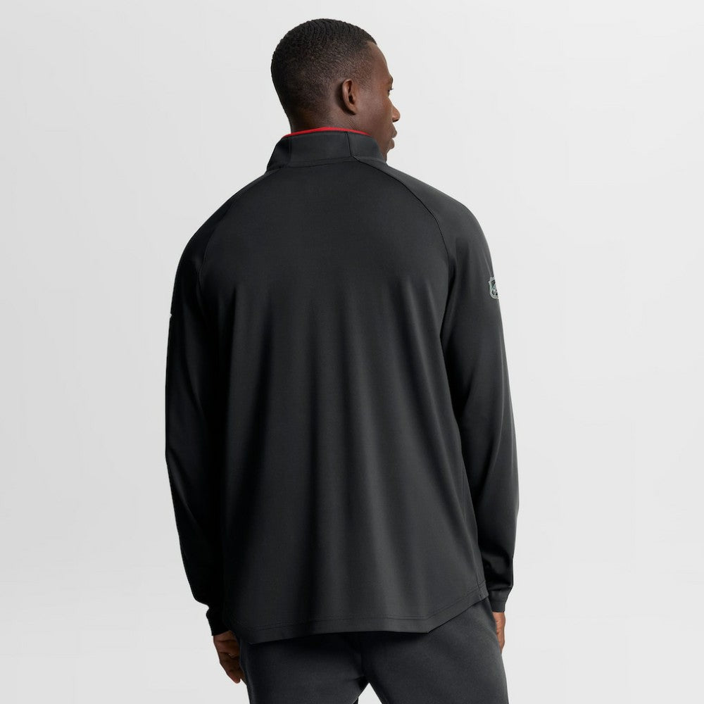 NHL Ottawa Senators Fanatics Authentic Pro Rink Training Quarter-Zip Pullover - Black