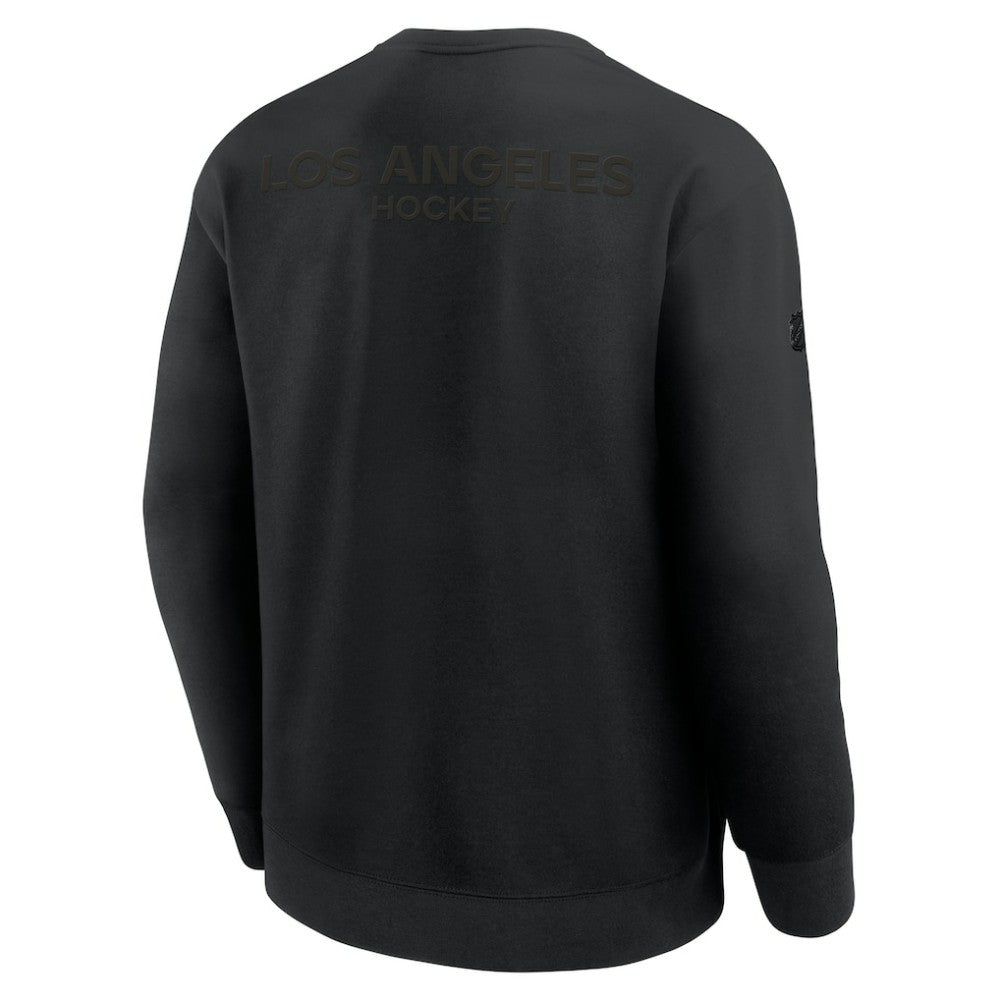 NHL Los Angeles Kings Fanatics Authentic Pro Road Tri-Blend Sweatshirt - Black