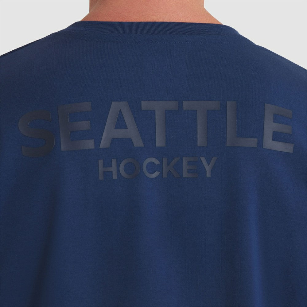 NHL Seattle Kraken Fanatics Authentic Pro Road Tri-Blend Sweatshirt - Deep Sea Blue
