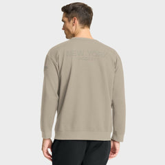 NHL New York Islanders Fanatics Authentic Pro Road Tri-Blend Sweatshirt - Tan