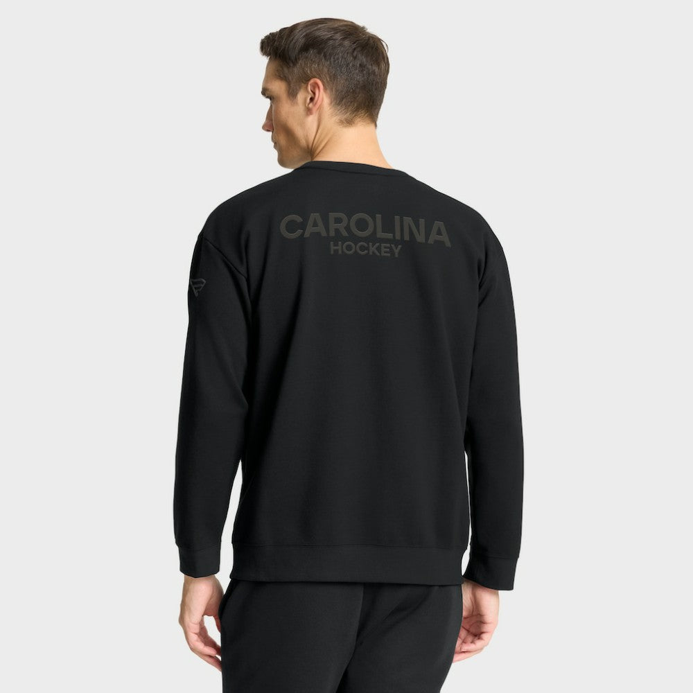 NHL Carolina Hurricanes Fanatics Authentic Pro Road Tri-Blend Sweatshirt - Black