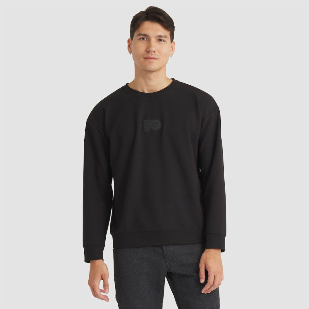 NHL Philadelphia Flyers Fanatics Authentic Pro Road Tri-Blend Sweatshirt - Black