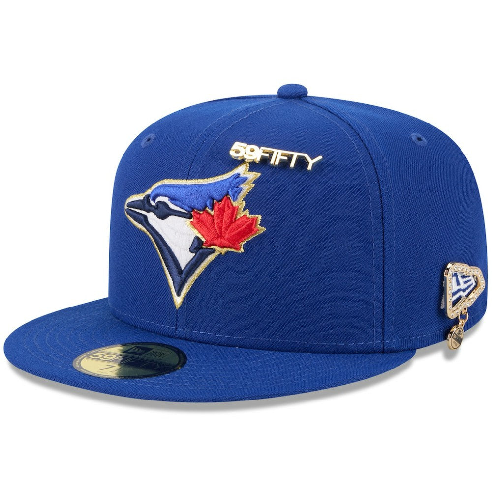 Toronto Blue Jays New Era 2025 59FIFTY Day 59FIFTY Fitted Hat with Pins - Royal Hats