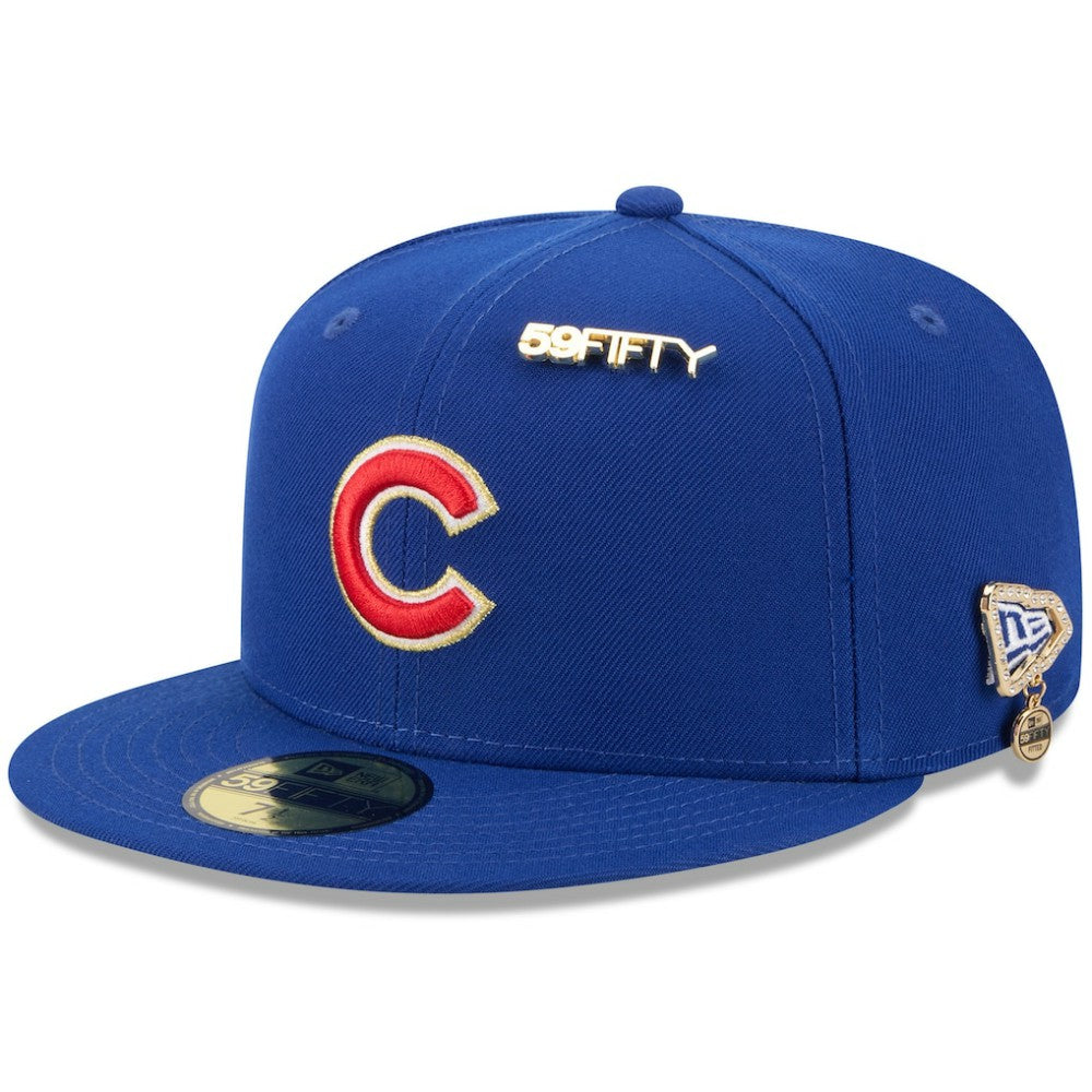 Chicago Cubs New Era 2025 59FIFTY Day 59FIFTY Fitted Hat with Pins - Royal Hats