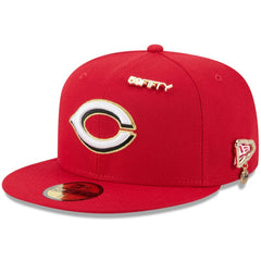 Cincinnati Reds New Era 2025 59FIFTY Day 59FIFTY Fitted Hat with Pins - Red Hats