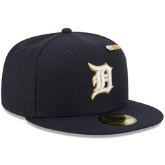 Detroit Tigers New Era 2025 59FIFTY Day 59FIFTY Fitted Hat with Pins - Navy Hats