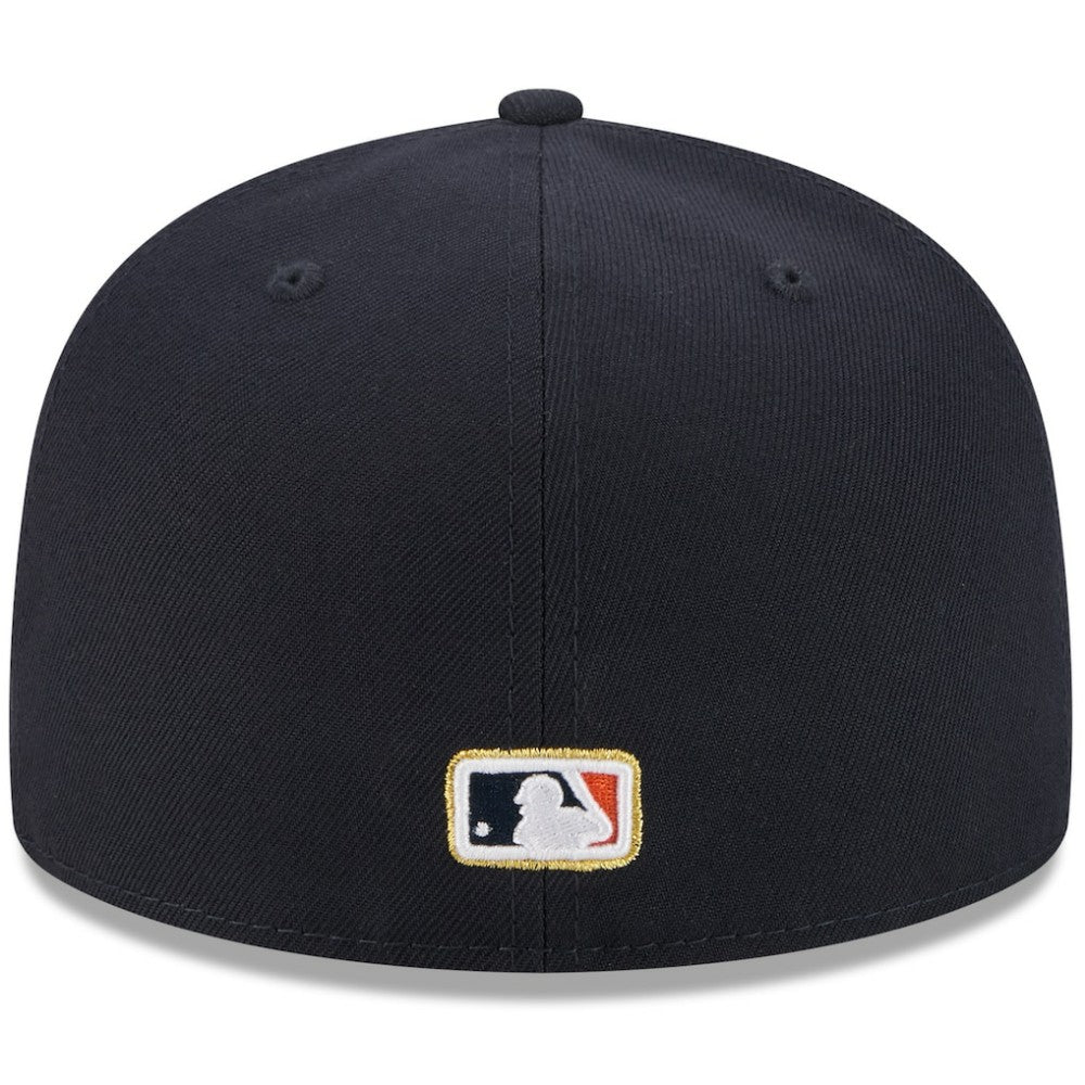 Detroit Tigers New Era 2025 59FIFTY Day 59FIFTY Fitted Hat with Pins - Navy Hats