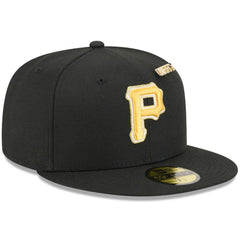 Pittsburgh Pirates New Era 2025 59FIFTY Day 59FIFTY Fitted Hat with Pins - Black Hats