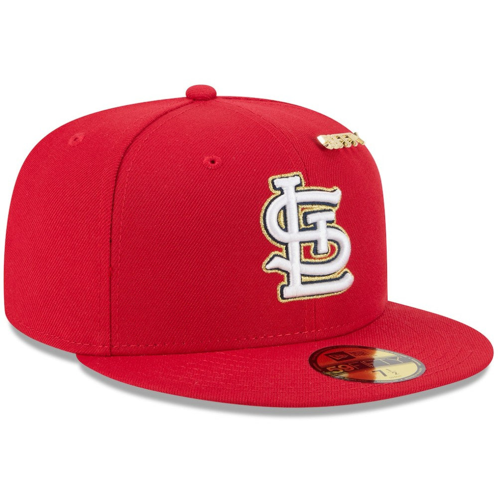 St. Louis Cardinals New Era 2025 59FIFTY Day 59FIFTY Fitted Hat with Pins - Red Hats