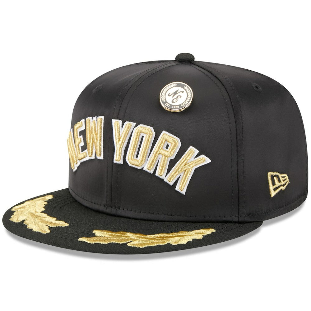 New York Yankees New Era 2025 59FIFTY Day Gold Leaf 59FIFTY Fitted Hat - Black Hats