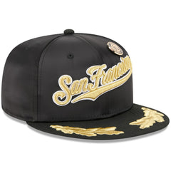 San Francisco Giants New Era 2025 59FIFTY Day Gold Leaf 59FIFTY Fitted Hat - Black Hats